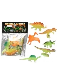 Zestaw dinozaurów świecących w ciemności