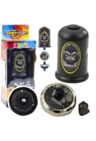 Wyrzutnia z bączkiem latający dysk czarny