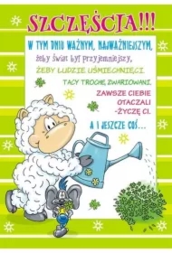 Karnet Smile B6 + koperta. Wzór nr 06