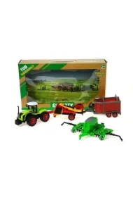 Traktor z maszynami rolniczymi napęd na kolo