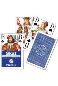 Karty do gry Skat. Talia od siódemek