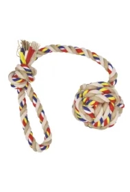 Sznur z pętlą i piłką z jutą 5cm x 40cm