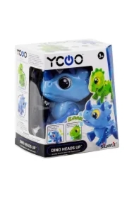 Robot Dino Heads Up niebieski