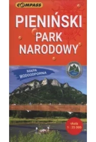 Mapa wodoodporna Pieniński Park Narodowy 1:25 000