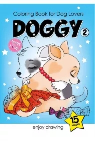 Kolorowanka A4 15 obrazków Pieski 2