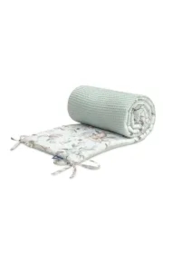 Ochraniacz do łóżeczka Wafel sarenki miętowy