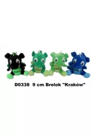 Brelok smok "Kraków" 9cm MIX