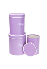 Pudełko Flower Box 3 szt purpurowy