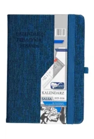 Kalendarz pedagoga 2025/2026 B6 tygodniowy Salsa perłowy