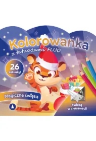 Kolorowanka z tatuażami flou Magiczne święta