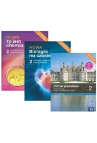 Pakiet: NOWA Biologia na czasie 2. Podręcznik, NOWA To jest chemia 2. Podręcznik, Poznać przeszłość 2. Poziom podstawowy. Podręcznik. Liceum i technikum. Zakres podstawowy. Edycja 2024