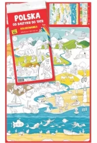 Polska. Od Bałtyku do Tatr. Kolorowanka XL