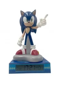 Lampka 3D z budzikiem Sonic SNC3023M