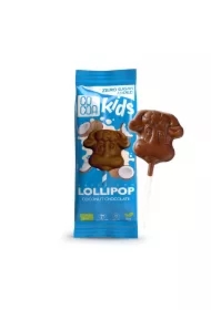 Lizak z czekolady kokosowej bez dodatku cukrów