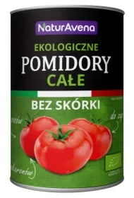 Pomidory całe bez skórki