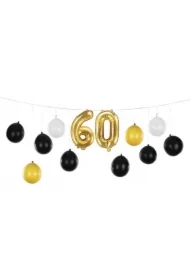 Girlanda balonowa 3w1 60 urodziny