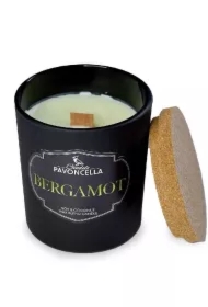 Świeczka sojowa Bergamot czarna 135g