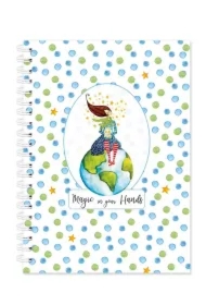 Kołonotatnik ozdobny Podróże B5 z zakładką