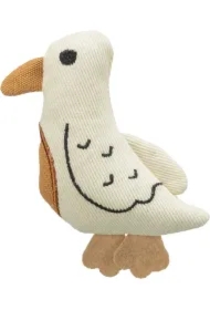 Ptak, zabawka, dla kota, materiał, 13 cm