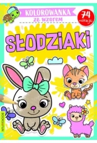 Kolorowanka ze wzorem. Słodziaki