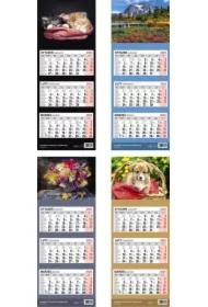 Kalendarz 2025 Trójdzielny Duży Premium Mix