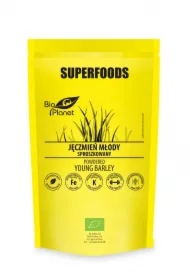 Jęczmień młody sproszkowany - suplement diety