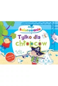 Akcja kolorowanie. Tylko dla chłopców. Naklejaj i baw się!