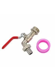 Kran ogrodowy cynk niklowany 3/4" gwint zewnętrzny 1"