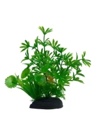 Roślina, do dekoracji akwarium, zielona, plastikowa, 20 cm, paprotka i młode pędy