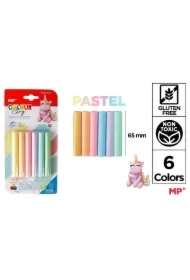 Plastelina 6 kolorów pastel