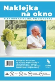 Naklejka na okno Jan Paweł II A5