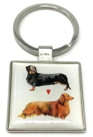 Brelok do kluczy K22 Jamniki