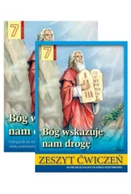 Pakiet: Bóg wskazuje nam drogę. Podręcznik i zeszyt ćwiczeń do religii dla klasy 7 szkoły podstawowej