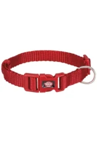 Obroża nylon 22-35cm/10mm czerwona