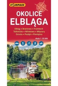 Mapa turystyczna - Okolice Elbląga
