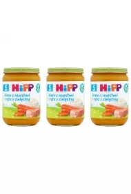 Krem z marchwi i ryżu z cielęciną po 5. miesiącu zestaw