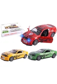 Samochód metalowy 1:32 napęd św/dźw mix