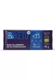 Czekolada keto z jagodami i olejem mct bez dodatku cukru