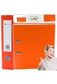 Segregator A4/75mm pomarańczowy