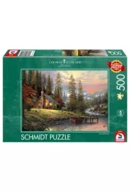 Puzzle 500 el. Thomas Kinkade. Spokojne schronie