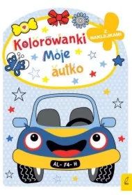 Kolorowanka z wykrojnikiem Moje autko