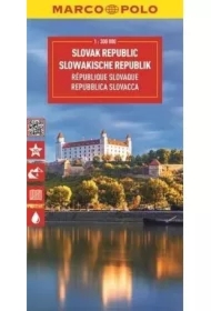 Mapa drogowa Słowacja 1:300 000