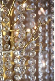 Girlanda kryształowa bezbarwna