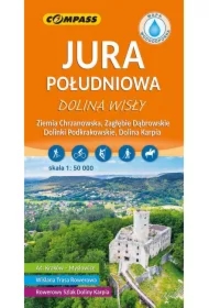 Jura Południowa Dolina Wisły mapa laminowana skala 1 : 50 000