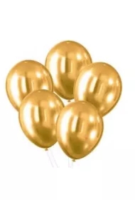 Balony z efektem chromu złote
