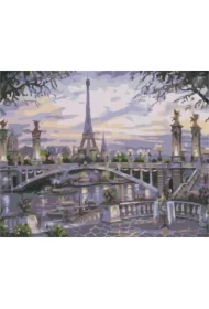 Malowanie po numerach - Mgła w Paryżu