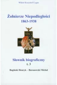Żołnierze niepodległości 1863-1938  Słownik biograficzny tom 3