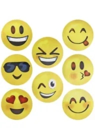 Naklejki papierowe na taśmie Emotikony 500 szt