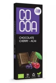 Czekolada surowa wiśnia - acai
