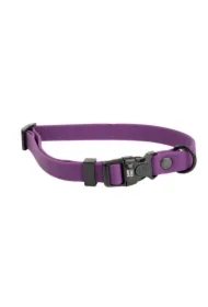 Obroża dla psa z wytrzymałej gumy, fioletowa, 16mm/30-47 cm